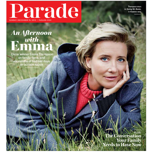 Emma Thompson, Parade Magazine Emma Thompson, Parade Magazine